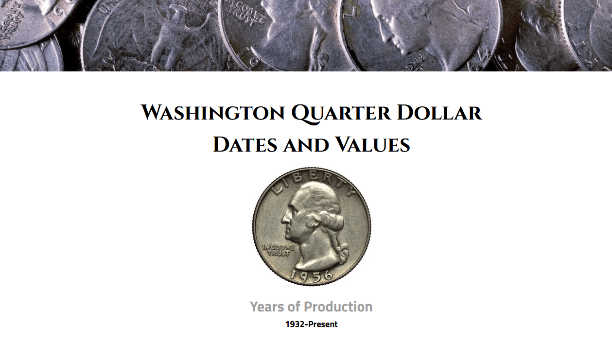 Washington Quarter Key Dates Values 1932 Present